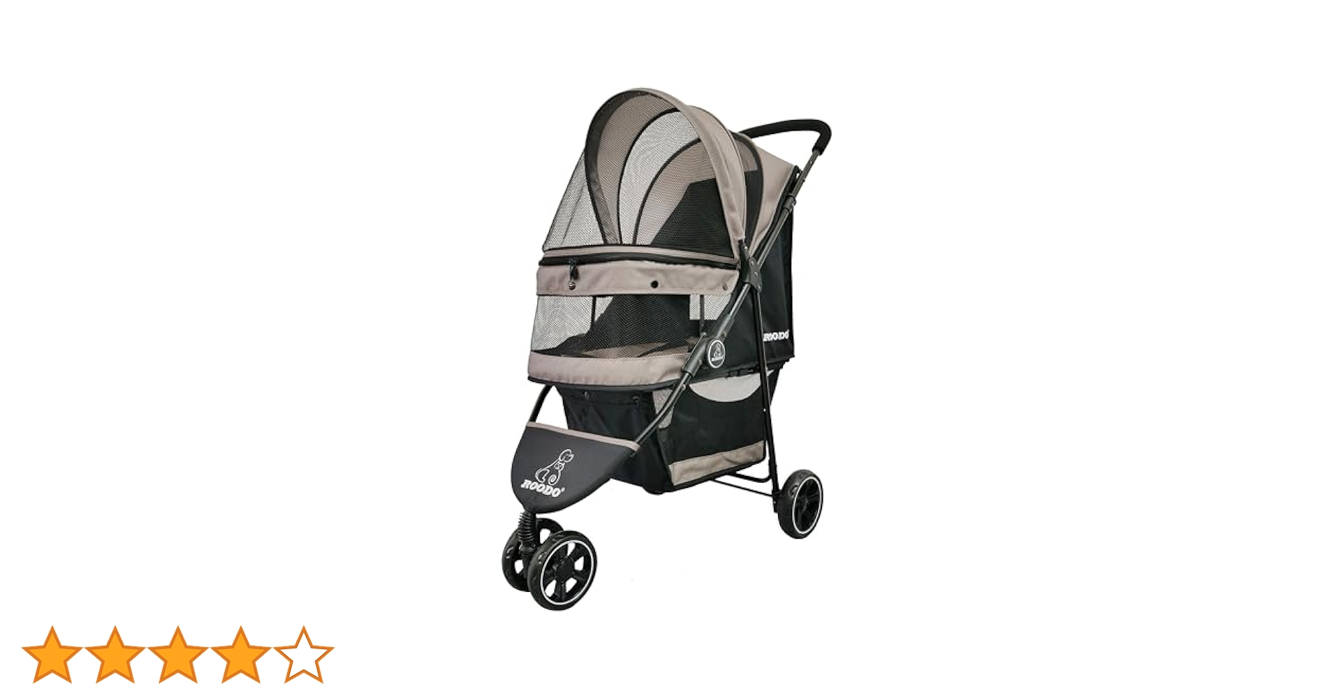 ROODO 軽量　折り畳みペットカート Amazon.co.jp: ROODOペット用ベビーカー 多機能ポータブル 3 輪